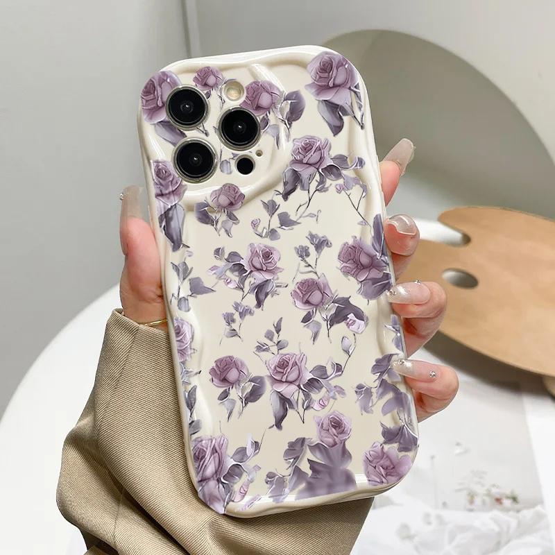 Retro Flower Soft Case For Huawei Honor 400 200 90 Lite 300 Pro X9D X7D X9B X8C X8A X8B X7B X6A X6C X5C X6B X7A X5B X8 X9C Shell