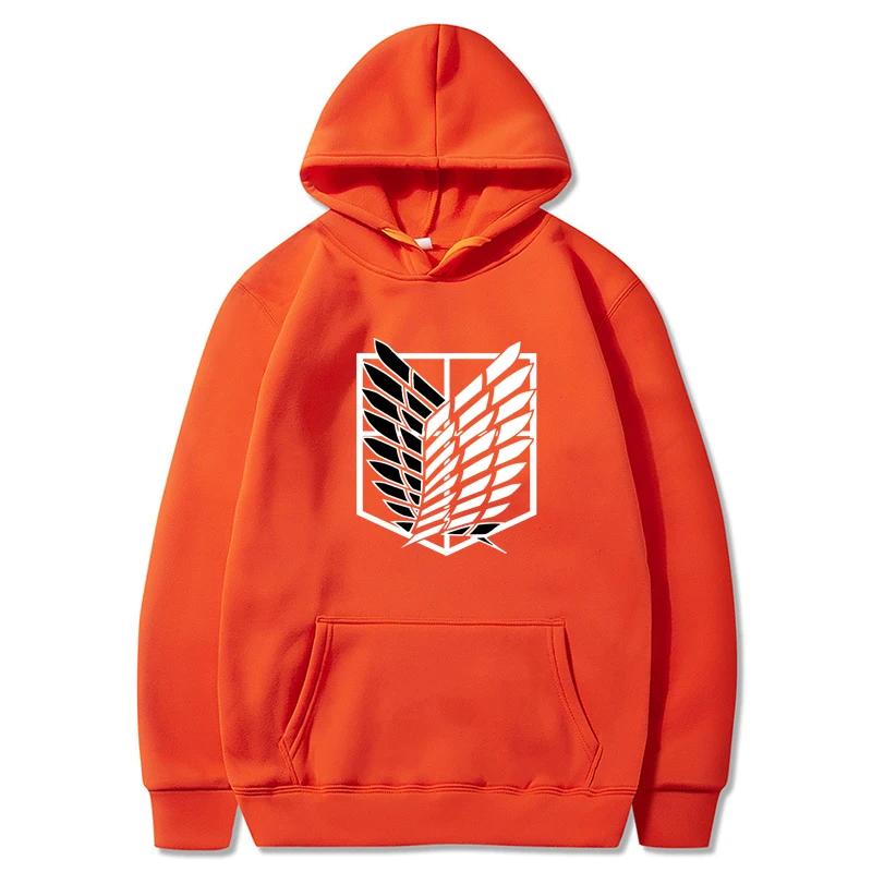 Women's Long Sleeves Japan Anime Attack on Titan Women Hoodies Autumn Winter Sweatshirts Hoodie Fashion Sweatshirts