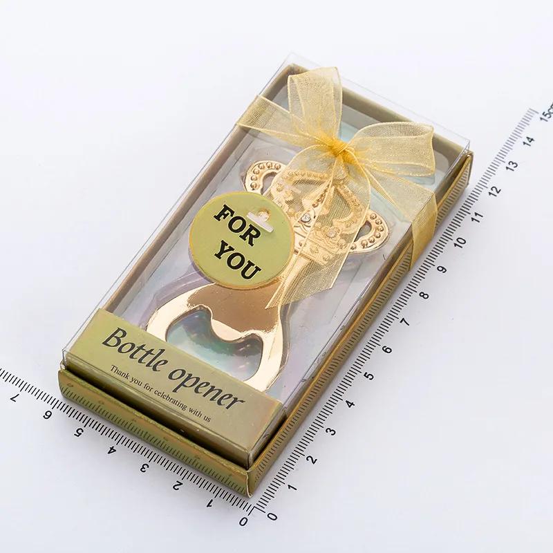 Creative Beer Crown Golden Bottle Opener European and American Personalized Wedding Supplies Practical Wedding Gifts For Guests