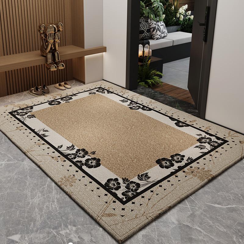 

Коврик для входной двери в стиле ретро, противоскользящий коврик для входной двери для домашнего использования, грязеотталкивающий коврик 80*120
