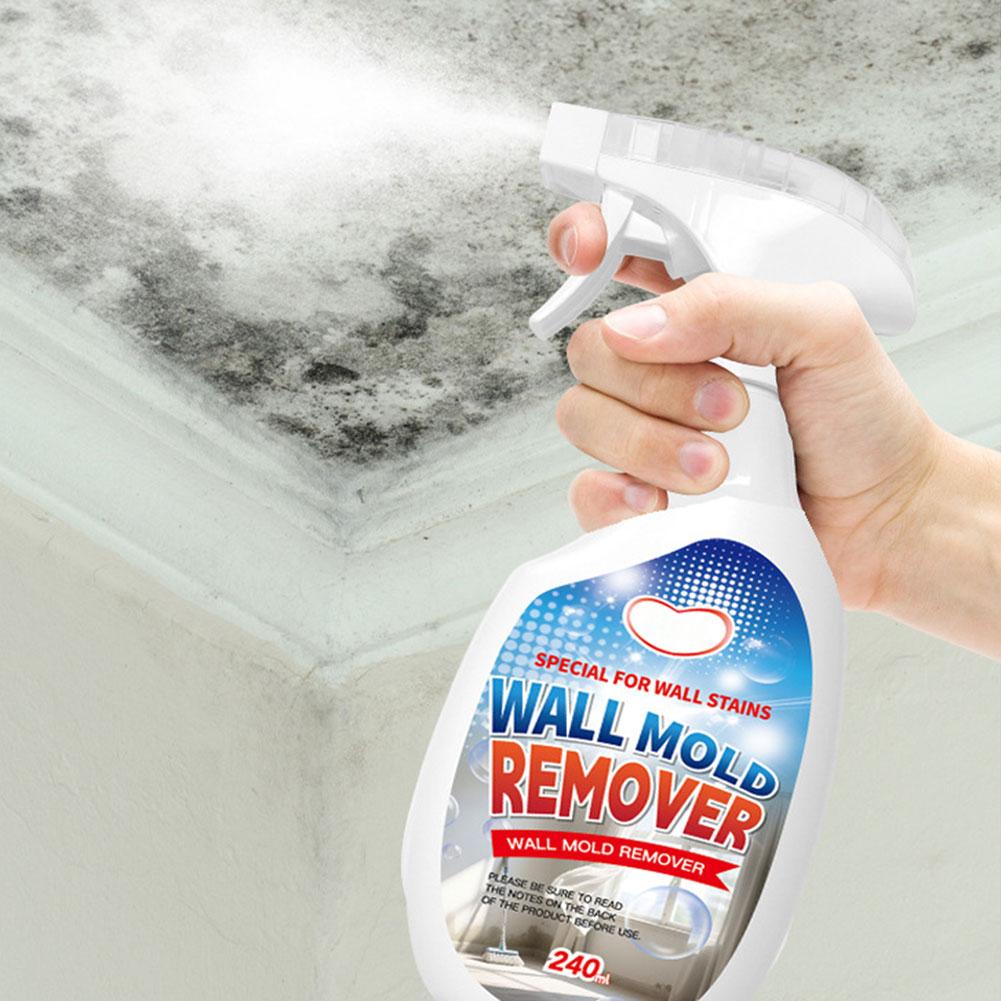 240ML Küf Giderici Sprey, Banyo Mutfak Köşeleri İçin Güçlü Küf Temizleyici, Beyaz Duvarlar İçin Çok Fonksiyonlu Küf Önleyici