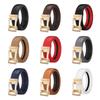 Men'S Leather Belt Gold Automatic Buckle Belt Business Youth Independent Station
