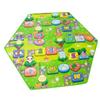 Children's Hexagonal Princess Crawling Mat - Coral Fleece & Ice Silk