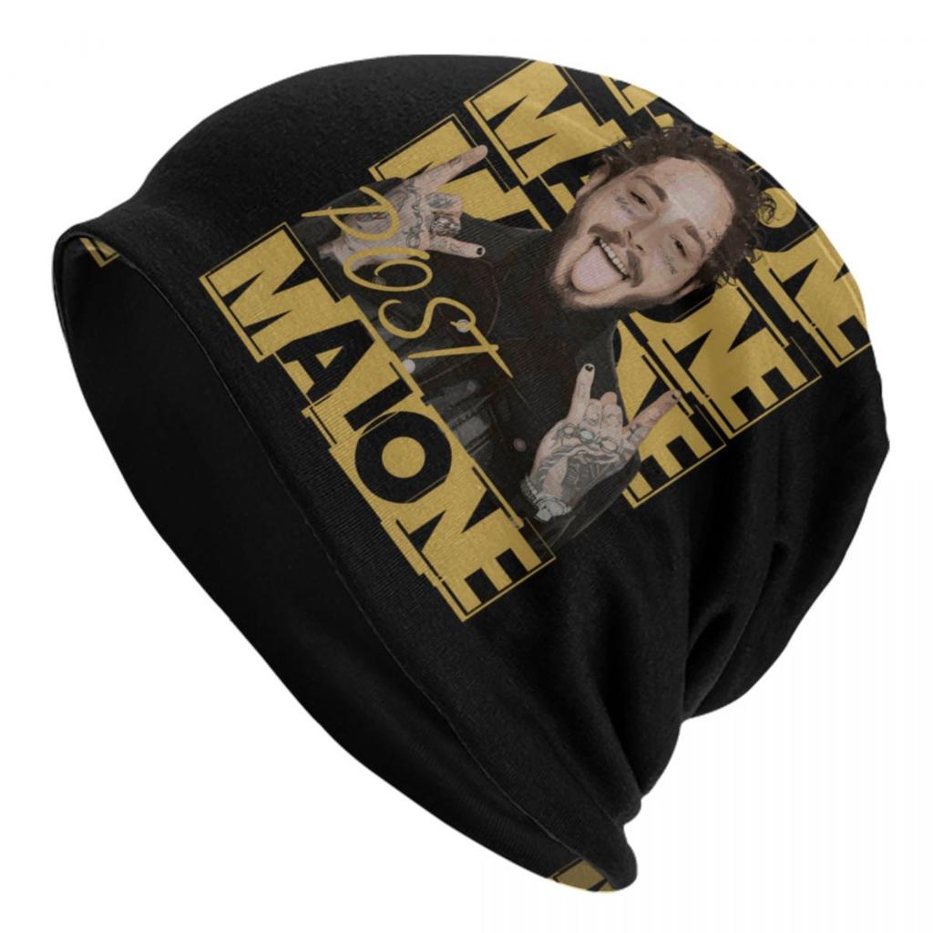Custom Posts Malones American Popular Rapper Beanies Caps Unisex Women Unisex Outdoor Winter Warm Knitting Hat Adult Bonnet Hats