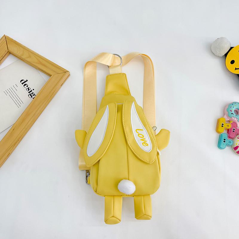 Adorable Children's Cartoon Rabbit Crossbody Bag Stylish Nylon Backpack For Kids