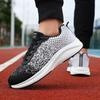 Unisex Oddychające buty z siateczki Damskie Męskie Antypoślizgowe Trampki Lekkie Buty Sportowe Płaskie Do chodzenia Atletyczne Do biegania Czarne Białe