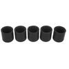 5 Pcs Intake Vacuum Hose Silicone Tube End Plug Cover Lanking Cap 25mm Inner Diameter Universal Fit for Car