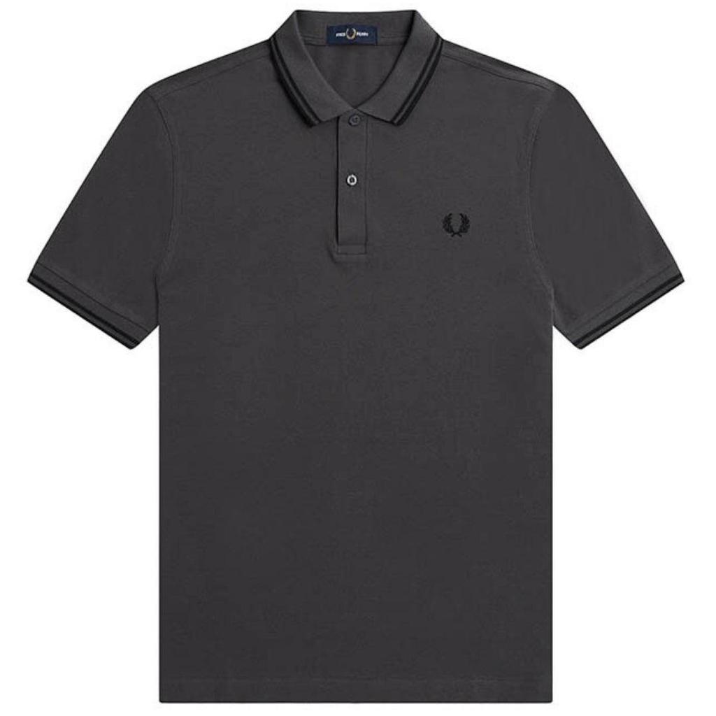 Koszulka polo męska Fred Perry z podwójnym kołnierzykiem