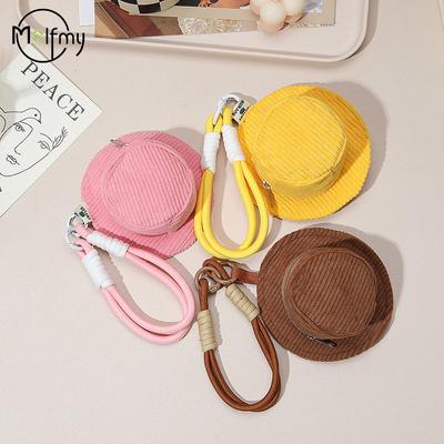 Mini Hat Cute Headphe Bag Lipstick Bags Pendant Keychain Fashi Canvas Small Wallet Key Chain Coin Purse Cartera Mujer