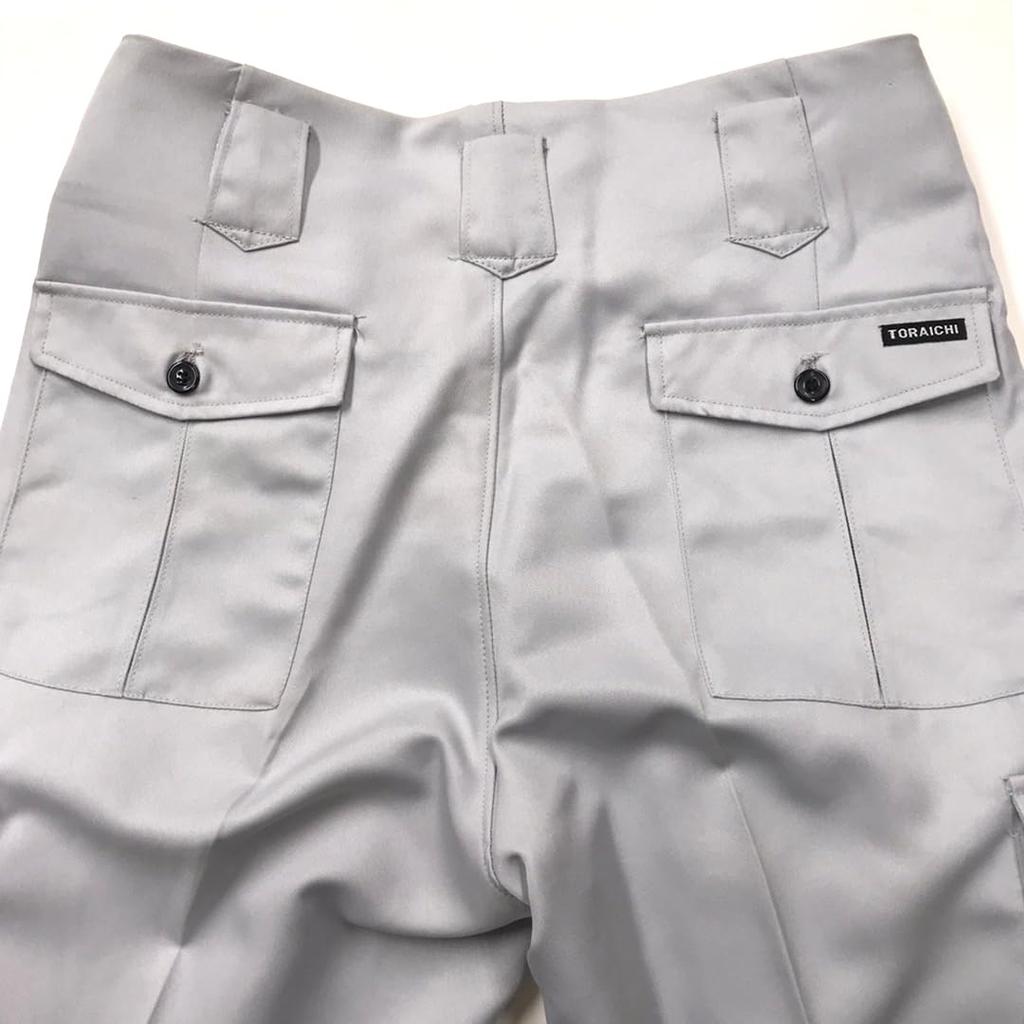 Toraichi Power Pants Toraichi Construction Size Waist 82cm Two-Tuck 9309-207, Workwear, Workwear, 37. Silver,