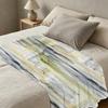 Printed Flannel Blanket Abstract Art Series, Soft Cozy Fleece Throw for Home Decor, Ideal for Halloween & Christmas