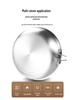 Non-stick Stainless Steel Honeycomb Frying Pan, Flat-bottom, Low Oil Smoke for Frying Steak and Eggs