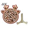 Decorative Jigsaw Puzzles Christmas Reindeer Puzzle Decoration, Santa Claus Cat Elk Theme Toy, Festive Wooden Set for Holiday Gift Xmas Themed Games