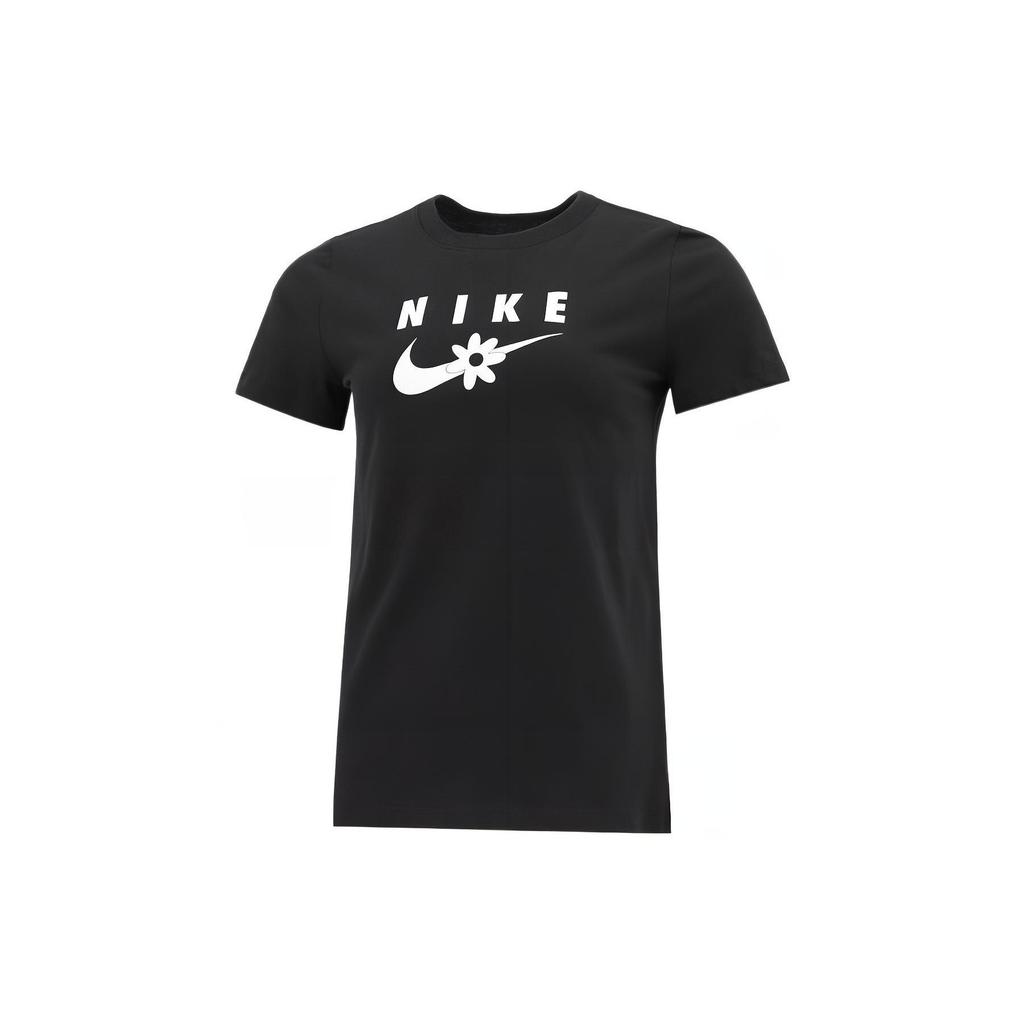 Nike T-shirt Donna Nera Girocollo Vestibilità Media Dritta DN5859-010