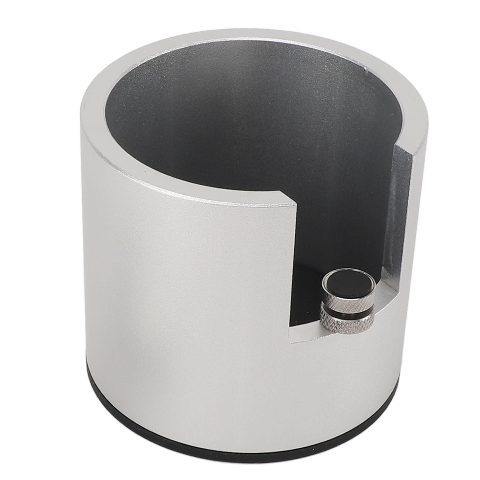 

Portafilter Holder Tamper Stand Aluminium Alloy Adjustable Height Tamping Station Base for 51mm 53mm 58mm Portafilter серебряный