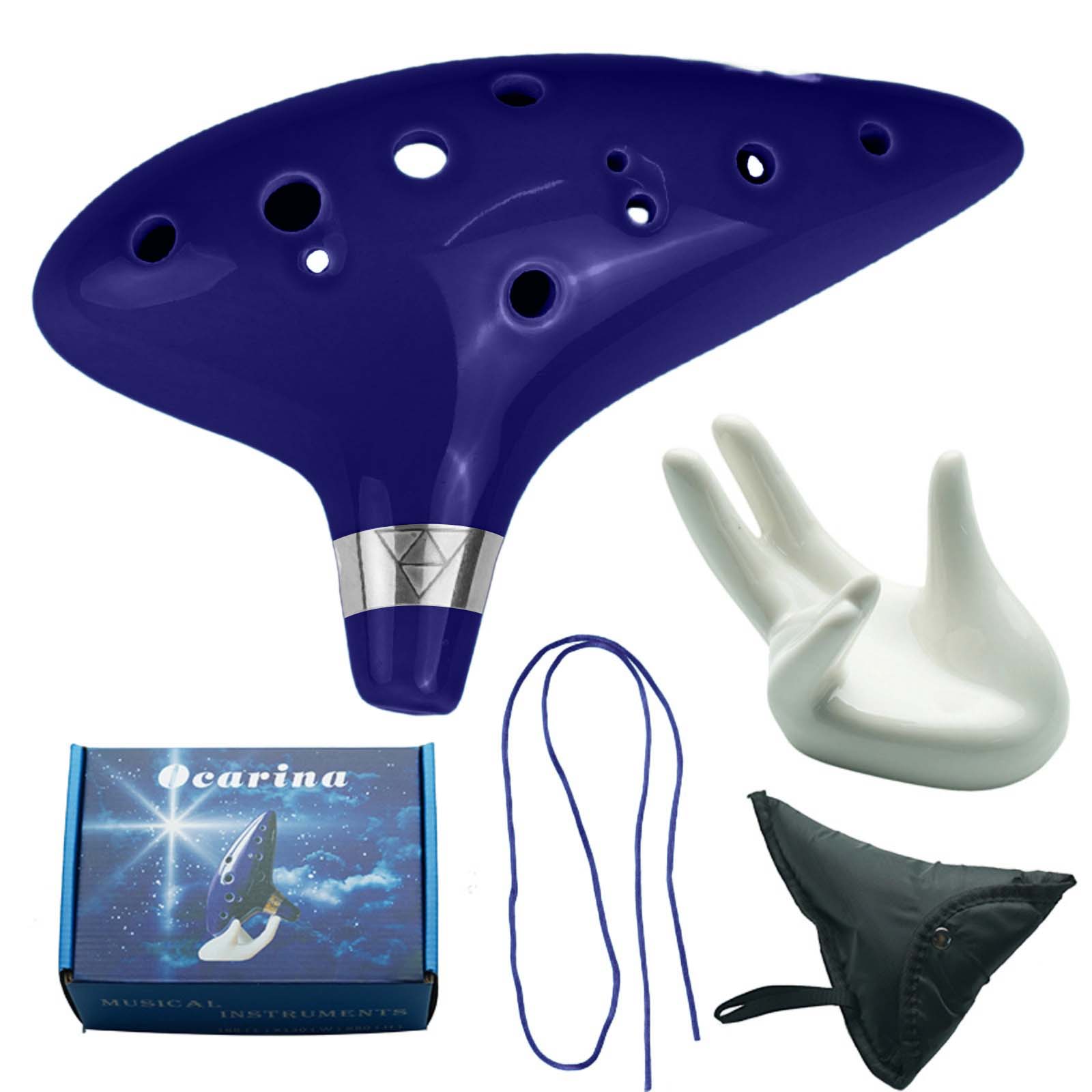 

12-hole Mid-C Flute Flute Crafted Flute Flute One Size синий