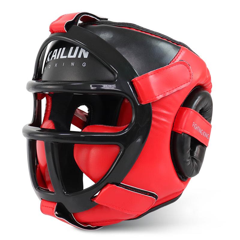 Dragon Glance Boxing Headgear with Face Mask