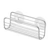 Stainless Steel Sink Storage Holder Suction Cup Dishcloth Stand Sponge Drain Rack  Bathroom