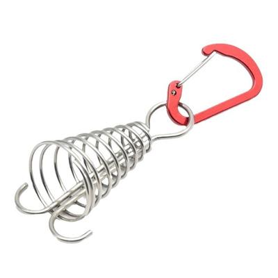 Octopuses Tent Stakes with Spring Buckle Camping Tent Nails Replacement Tent Stakes with Spring Buckle Wind Rope Anchors