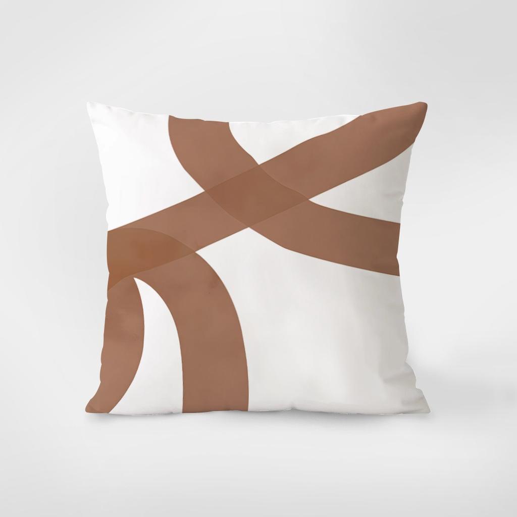 Retro Simple Decorative Pillowcase Bedroom Living Room Square Cushion Pillowcase