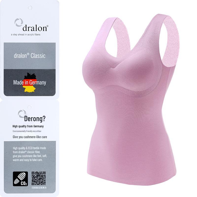 

Женский самонагревающийся бесшовный терможилет из бархата с нагрудной накладкой 2024 года L (50-60kg) фиолетовый