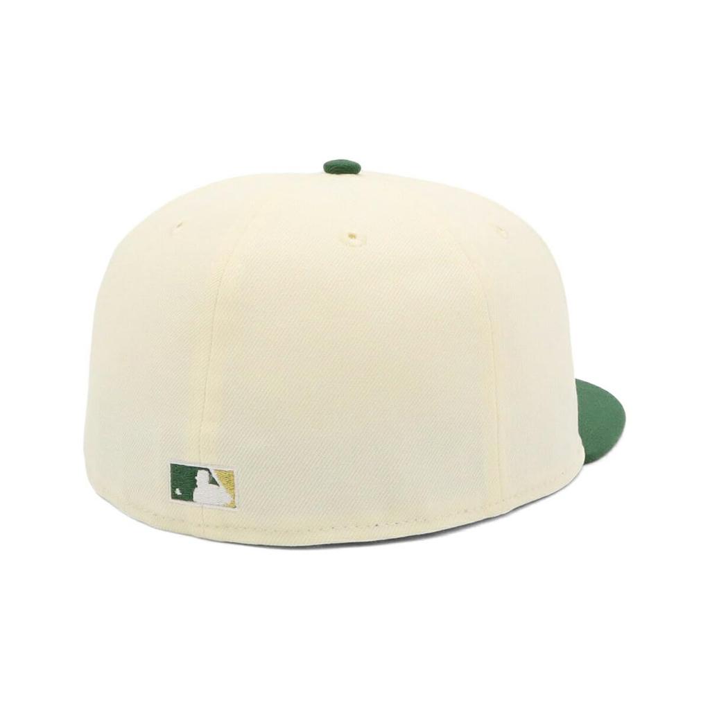 New Era 59FIFTY MLB ONSPOTZ Exclusive NYM Chrome/Green 7 1/2" Cap with Metallic Logo, New York Mets