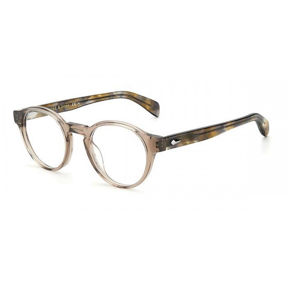 Rag Bone Men Eyeglasses Rnb7042 10a Transparent Beige/48-22-145