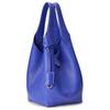 Polo Ralph Lauren Gehämmerter Schlüsselanhänger Anhänger Druckknopf-Verschluss Tragetasche Damen Tragetaschen Hellblau 428938031009
