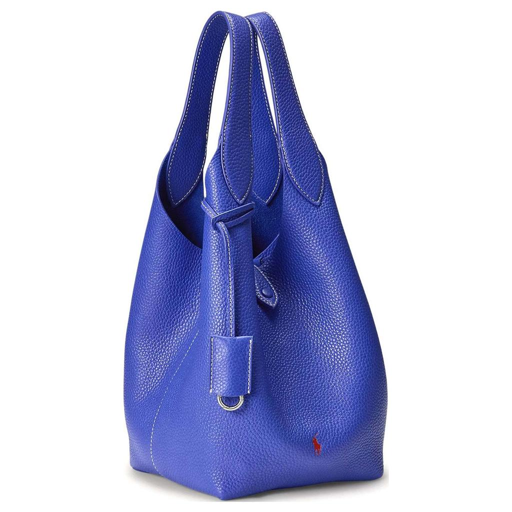 Polo Ralph Lauren Gehämmerter Schlüsselanhänger Anhänger Druckknopf-Verschluss Tragetasche Damen Tragetaschen Hellblau 428938031009