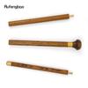 Gelber Sandelholz-Holz-Mode-Spazierstock Dekorativer Cosplay-Party-Holz-Spazierstock Halloween-Keule Zauberstab Crosier 87cm