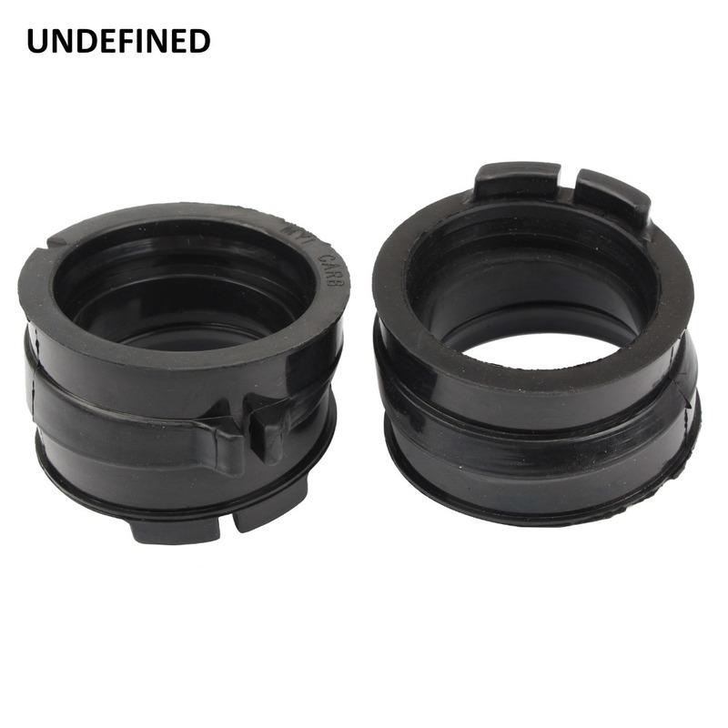 2 Pcs Black Carburetor Intake Manifold Joint Boots Set Glue For Honda XRV750 Africa Twin RD07 Bj. 1993 1994 1995-2003 2002 2001