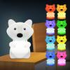 Penguin, Fox, Owl, Monkey Small Night Light: Novel and Unique Silicone Lamp, Creative Ambient Color-Changing Light