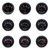 52mm Water Temp/Oil Temp/Voltmeter/Oil Press BAR PSI /Vacuum/Boost Gauge/Air Fuel Ratio/EGT Gauge With Sensor Fit for 12V Car Coolant Temperature 4