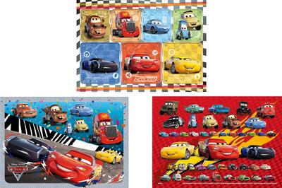 Epoch 162535 Teile Erstes Puzzle Cars 3 Grand Collection (18,2 x 25,7 cm) 61-005 3 Arten von Puzzle mit Musterbogen und Führungsrahmen für Kinder ab 3 Jahren