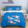 SC Heerenveen  Pattern Bedding Quilt Set  Home Decoration  Gift (1 * Duvet Cover + 2 * Pillowcase  Without Core)