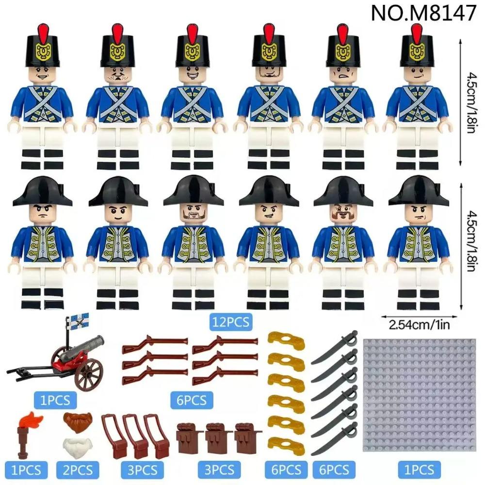 12 pezzi Cavalieri romani antichi medievali, blocchi da costruzione, figure, giocattoli, mini figure, bambole umanoidi, giocattoli, regali di compleanno.