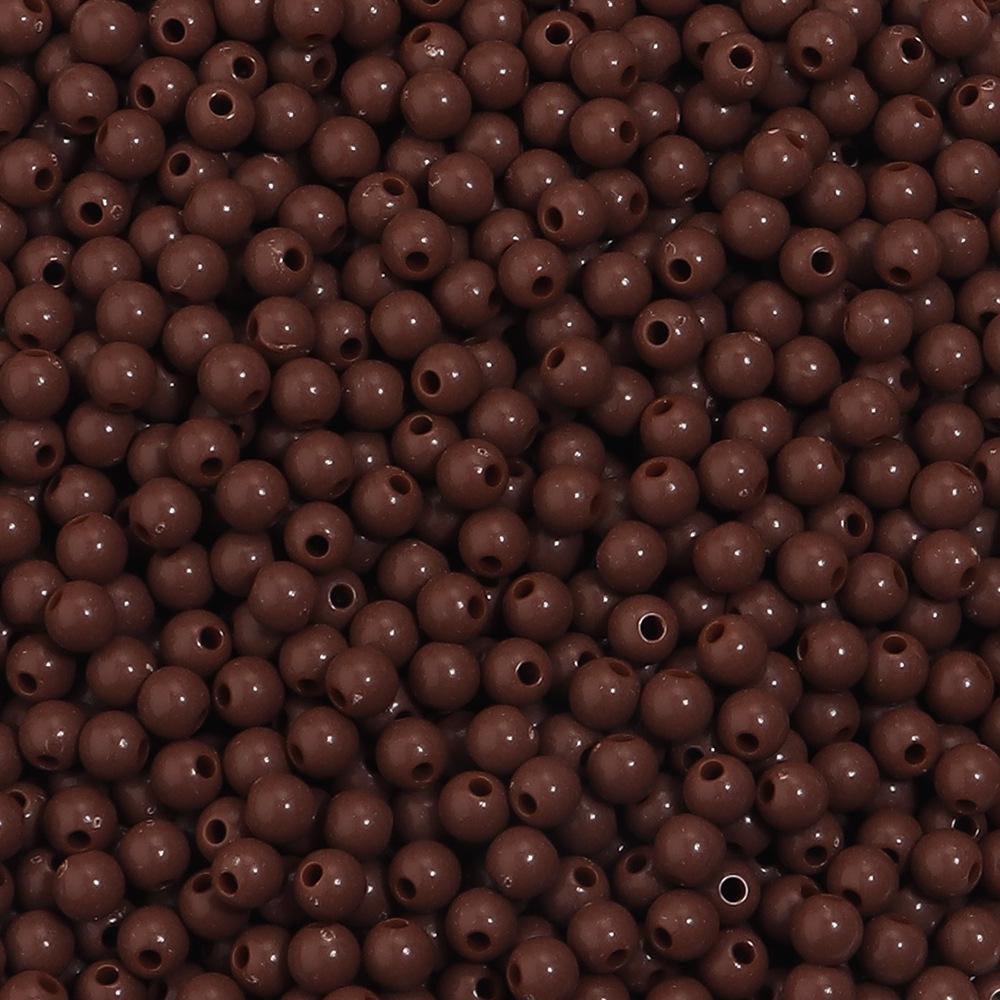 Colorful 4mm Acrylic Round Seed Beads for DIY Jewelry, Bracelets, and Necklaces
