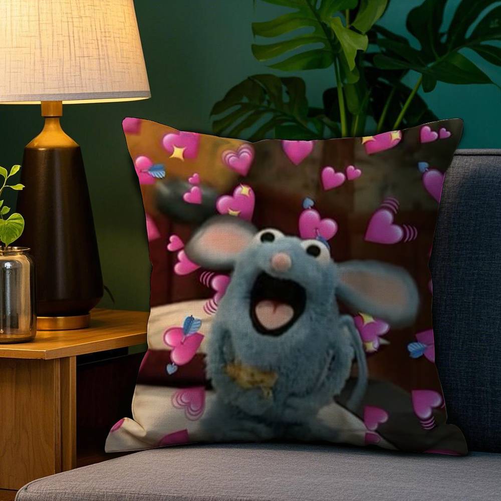 

Синя Мишка Т-Таттер Наволочка Плюшева Тканина М яка Двосторонній Принт Чохол на Подушку для Дивана Декоративні Наволочки 20x20Inch