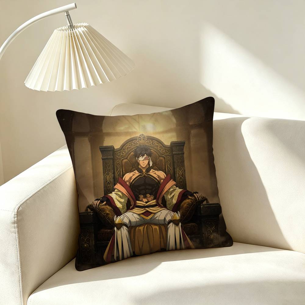 R-Record of Ragnarok Q-Qin Shi Huang Square Double-Sided printed Pillow Case Bedroom Bedside Pillow Sofa Cushion Cover
