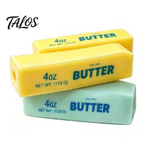 Butter Stick Toy with Stopper DIY Stress Relief Toy, Hollow Fillable Skin TPR Stopper, Empty Bar Squeeze for Teens Adults