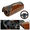 1set Steering Wheel Cover Steering Wheel Cover Replacement Truck Kit Leather With Needles And Thread Accessory