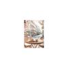 French Country Modern Paris Wall Art Suitable for Living Room Vertical French Streetscape Canvas Poster with Tulips, Spring Autumn Paintings