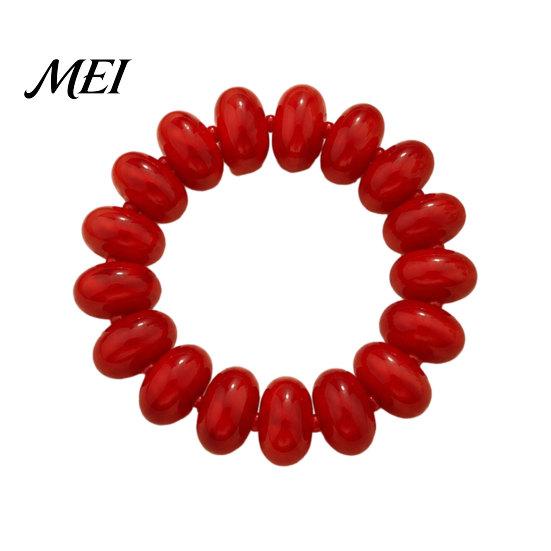 Damenarmband Perlen für Frauen, Bunte Acrylperlen Elastisches Damen Stretcharmband, Boho Sommer Strandurlaub Schmuck