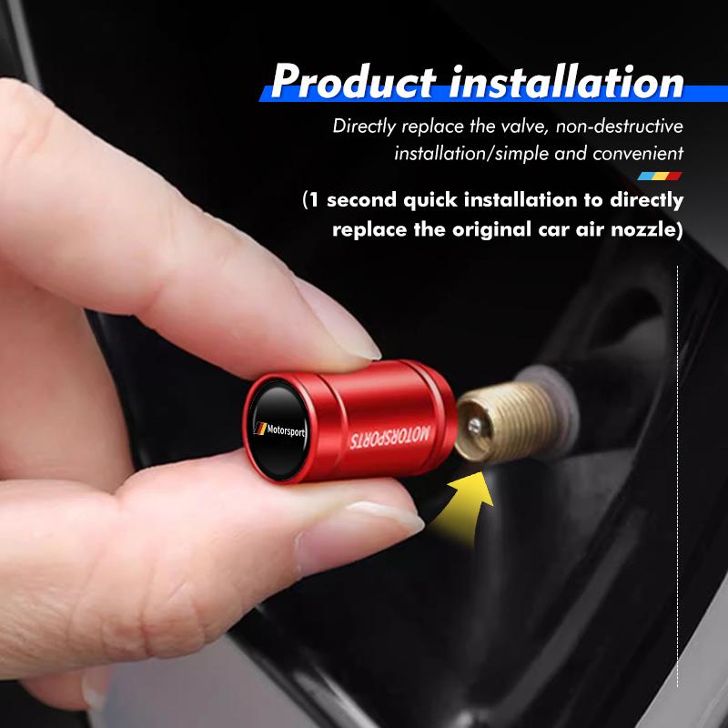 For mini m10Aluminium Car Wheel Tire Valve Air Caps Stem Cover Dustproof For BMW E84 E87 E90 E91 E92 E93 F10 F20 F30 F40 F15 F25 F26