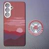 Carbon Fiber Aramid Magnetic Case for Samsung Galaxy S26+ Kevlar Fabric S26plus Thin Hard Lightweight Cover Magnetic Balck  Red