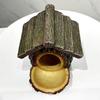 Resin Tree Stump Birdhouse & Feeder Garden Decoration