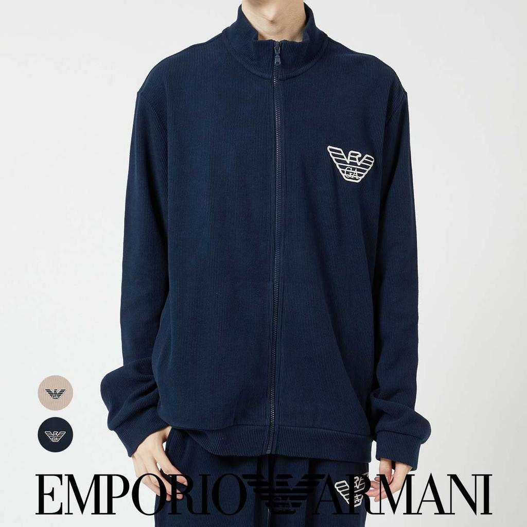 Emporio Armani JACHETĂ BLUZON FLEECE CORDUROY Jachetă Fleece Corduroy cu Fermoar Complet Mărime UE Cadou 54085862 Produs Magazin Oficial Bleumarin S Bărbați 68. (Marime UE)