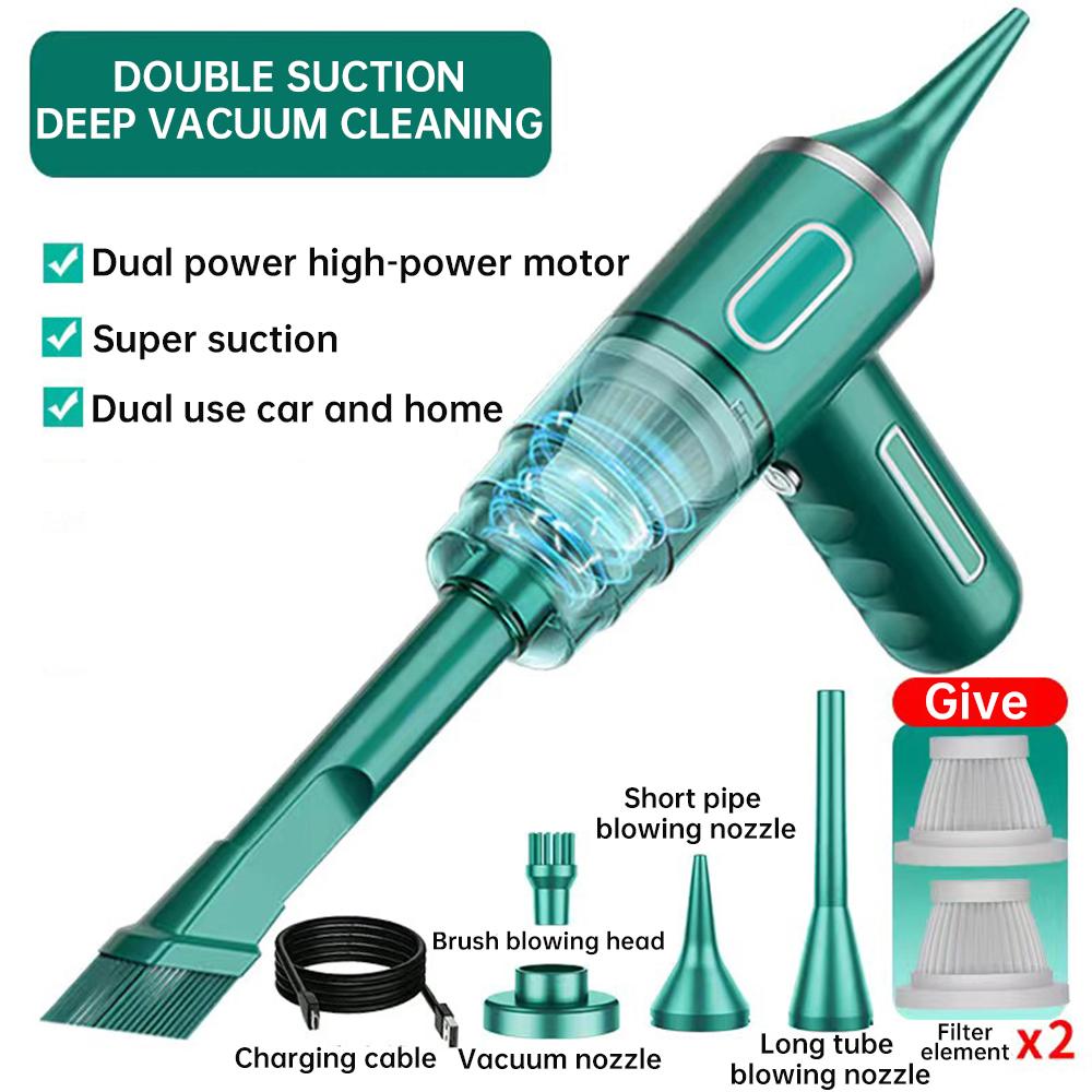 NEW Car Wireless Vacuum Cleaner Wet Dry Vacuum Cleaner Cordless Handheld Auto Vacuum Home & Car Dual Use Mini Vacuum Cleaner