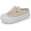 New Feizi Breathable Casual Women's Shoes with Soft Soles Versatile Women's Half-slippers and Durable Single Shoes