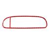 Red Carbon Fiber Center Air Vent Cover Trim For Chevrolet Corvette C5 1998-04